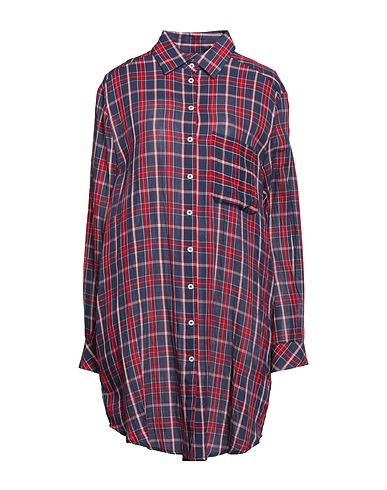 LES VRAIES FILLES Vestito chemisier Blu navy 100% Cotone organico