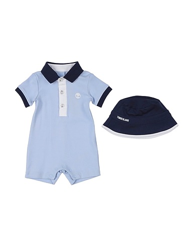 TIMBERLAND Baby accessories set Light blue 100% Cotton