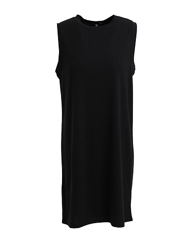 PIECES Short dress Black 65% Polyester, 30% Viscose, 5% Elastane