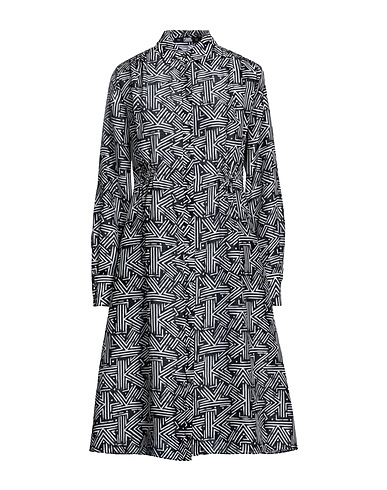 KARL LAGERFELD Midi dress Black 100% Silk