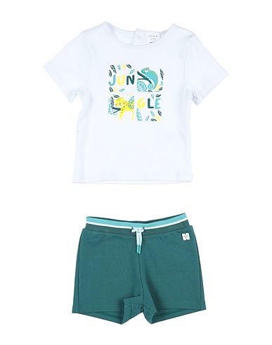 CARRÉMENT BEAU Baby co-ord Dark green 100% Cotton