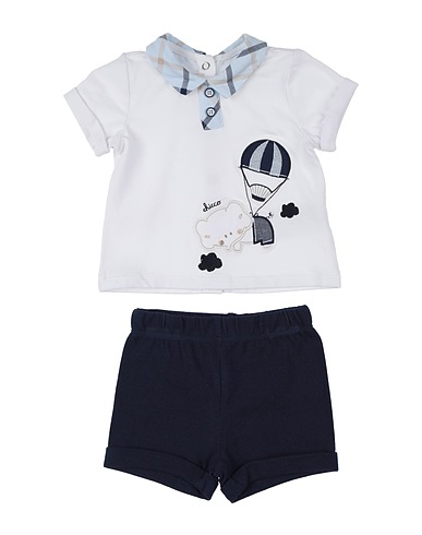 CHICCO Baby co-ord  White 95% Cotton, 5% Elastane