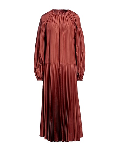 VALENTINO GARAVANI エレガントドレス 赤茶色 シルク 60% / ポリエステル 40%