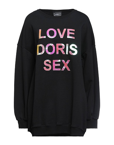 DORIS S Short dress Black 100% Cotton