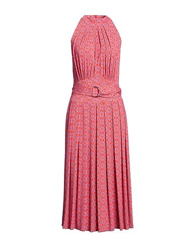 STELLA BRUNI Vestito midi Arancione 90% Viscosa, 10% Elastan