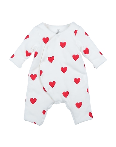 PETIT BATEAU Tutina Baby  Bianco 100% Cotone