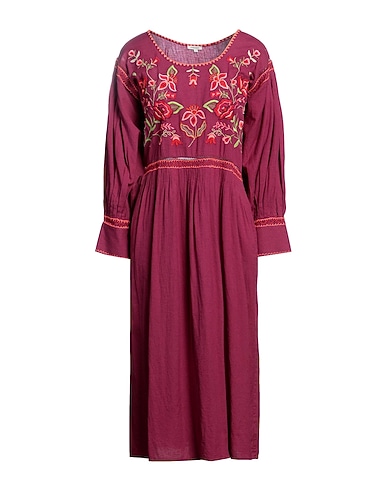 MANOUSH Midi dress Mauve 100% Cotton