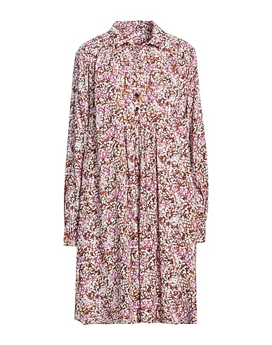 TRUE RELIGION Midi dress Camel 100% Viscose