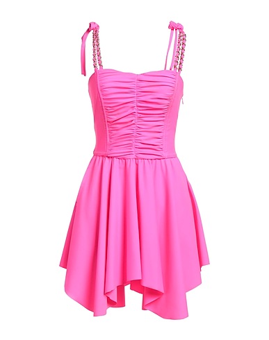 AMEN Short dress Fuchsia 78% Polyamide, 22% Elastane, Aluminium