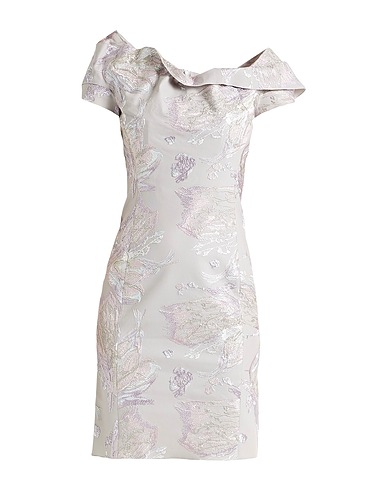 GIORGIO ARMANI Short dress Light grey 100% Mulberry silk