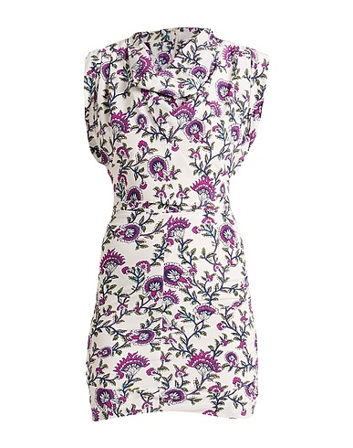 ISABEL MARANT Short dress Ivory 91% Silk, 9% Elastane