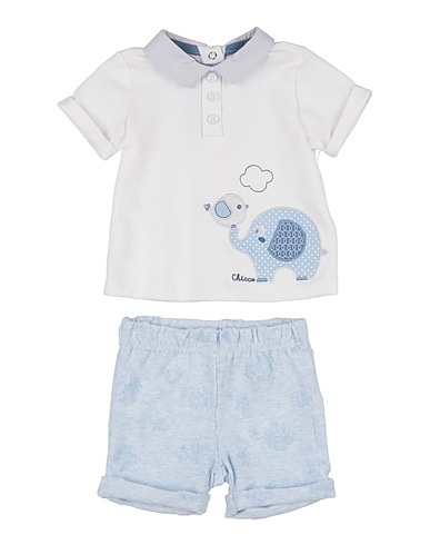 CHICCO Baby co-ord  White 95% Cotton, 5% Elastane