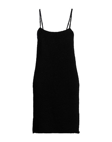 JW ANDERSON Sheath dress Black 99% Cotton, 1% Elastane
