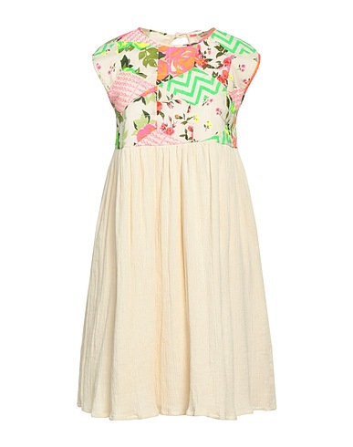 MANOUSH Minivestido Marfil 100% Algodón