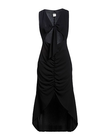MOEVA Vestito corto Nero 100% Poliestere