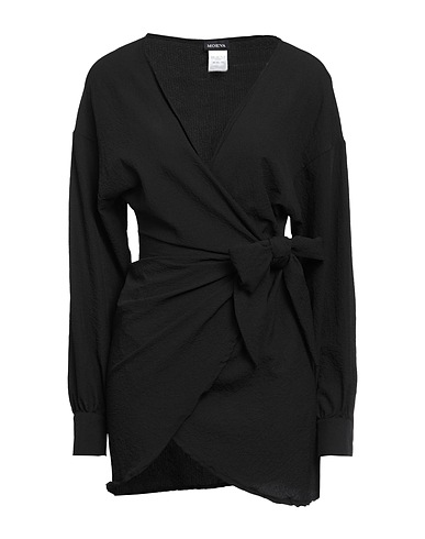 MOEVA Short dress Black 100% Polyester