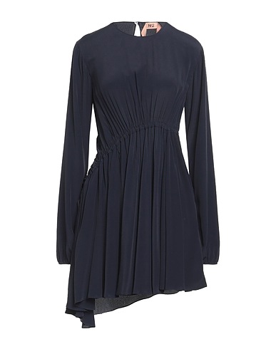 N°21 Short dress Midnight blue 69% Acetate, 31% Silk