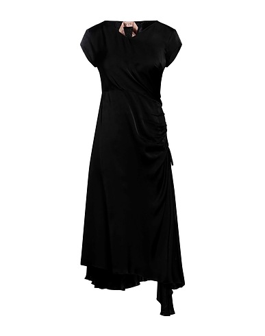 N°21 Long dress Black 100% Cupro