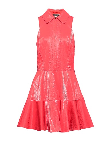 ELISABETTA FRANCHI Sequin dress Red 69% Viscose, 14% Polyester, 11% Cotton, 6% Metallic fiber, Elastane