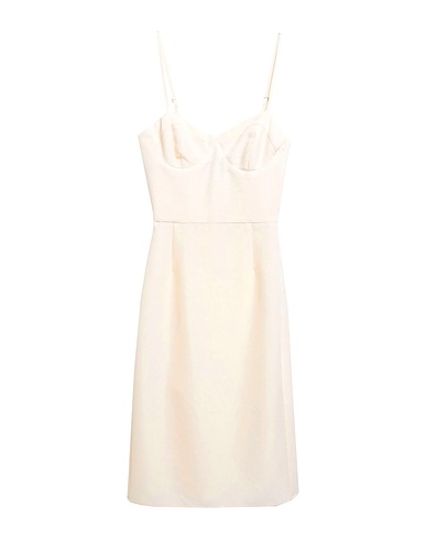 EDWARD CRUTCHLEY Midi dress Ivory 100% Wool