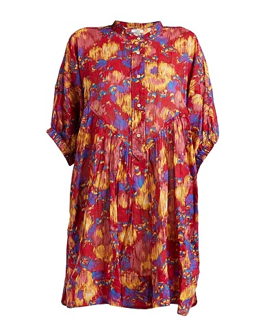 MARANT ÉTOILE Shirt dress Rust 100% Cotton