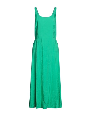 COSTER COPENHAGEN Vestito lungo Verde 70% Viscosa, 30% Poliammide