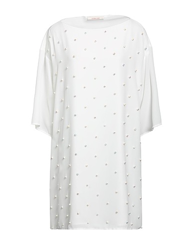 LIVIANA CONTI Short dress White 100% Polyester