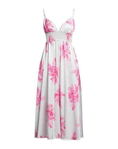 BERNA Midi dress Magenta 100% Polyester