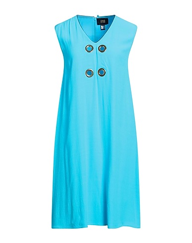 CAVALLI CLASS Short dress Azure 100% Viscose
