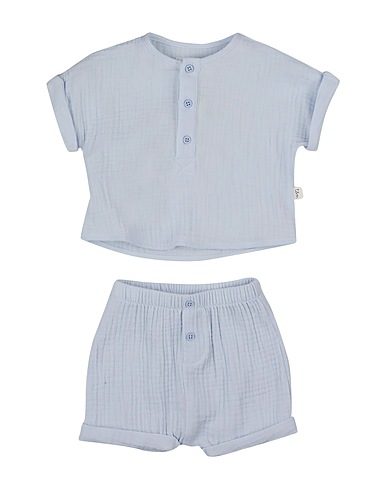 TEDDY & MINOU Baby co-ord Sky blue 100% Cotton