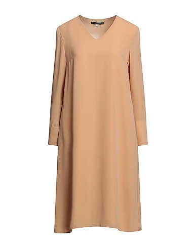 BRIAN DALES Midi dress Camel 100% Polyester