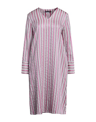 BRIAN DALES Midi dress Magenta 58% Viscose, 42% Cotton