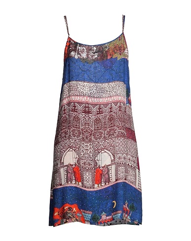 CHUFY Short dress Blue 100% Viscose