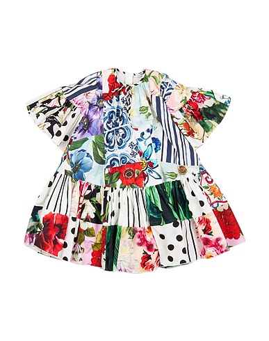 DOLCE&GABBANA Vestido para bebé  White 100% Cotton