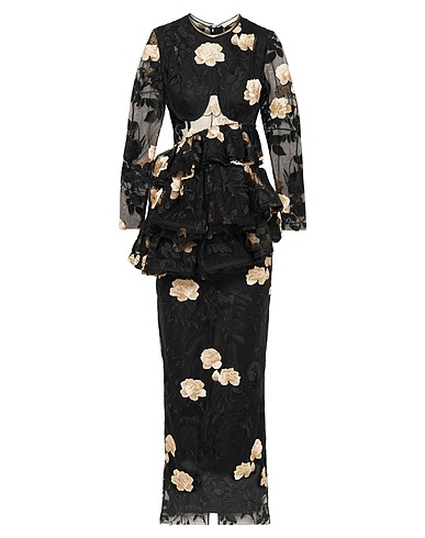 BROCK COLLECTION Long dress Black 100% Polyester