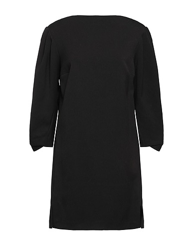SUOLI Vestito corto Nero 65% Poliestere, 32% Viscosa, 3% Elastan