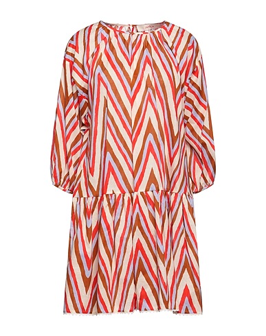 JUCCA Short dress Red 100% Cotton