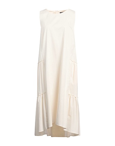 PESERICO Vestito da cerimonia Avorio 97% Cotone, 3% Elastan