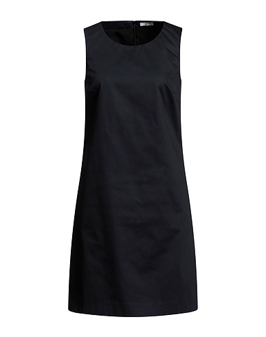 PESERICO Office dress Midnight blue 96% Cotton, 4% Elastane