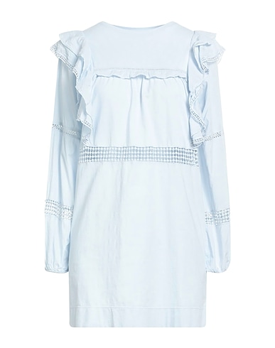 DOROTHEE SCHUMACHER Short dress Sky blue 100% Cotton, Elastane