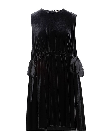 BLANCA VITA Short dress Black 98% Polyester, 2% Elastane