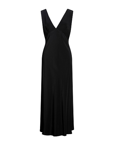 MATTEAU Long dress Black 100% Silk