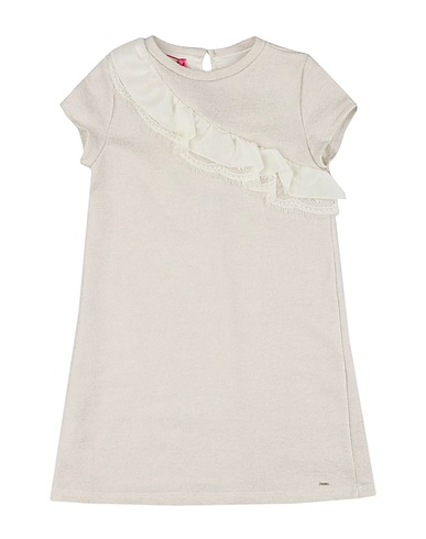 PINKO UP Dress Light grey 100% Cotton, Polyamide, Polyester