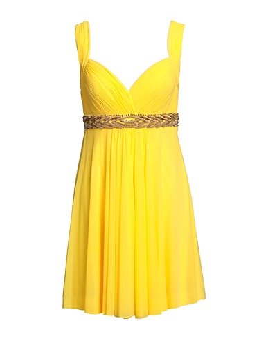 FABIANA FERRI Short dress Yellow 100% Polyester