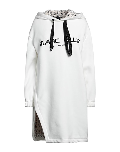 MARC ELLIS Short dress White 75% Cotton, 25% Polyolefin
