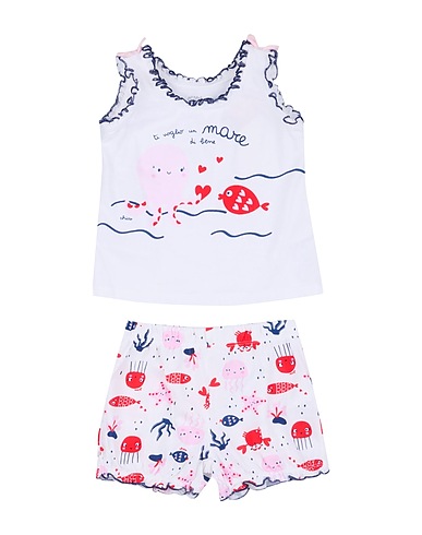 CHICCO Baby co-ord  White 100% Cotton