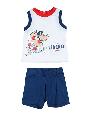 CHICCO Baby co-ord  White 100% Cotton