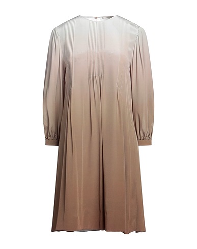 DOROTHEE SCHUMACHER シルクドレス ライトブラウン シルク 100%