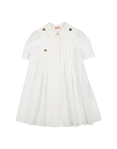 ELISABETTA FRANCHI Dress White 100% Cotton