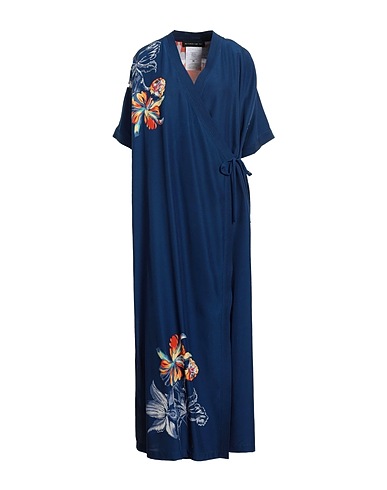 ETRO Long dress Navy blue 100% Silk